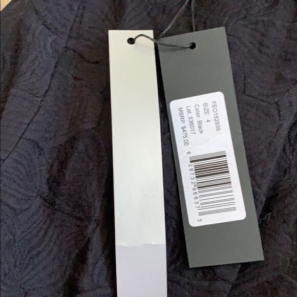 NWT Halston Sleeveless Tulip Fit Flare Dress - Picture 4 of 9